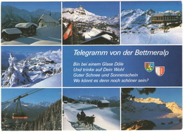 Telegramm Von Der Bettmeralp  - 1930 M. , Wallis - (Schweiz/Suisse) - Bettmeralp