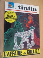 SPI2020 SUPERBE COUVERTURE DE LA REVUE  TINTIN De 1965  : JACOBS L'AFFAIRE DU COLLIER - Tintin