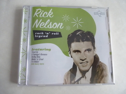 RICK NELSON - Rock'n'Roll - CD 30 Titres - Edition CHARLY 2008 - Détails 2éme Scan - Collector's Editions