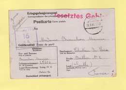 Correspondance De Prisonniers De Guerre - Stalag IV G - 18-6-1941 - Destination Sarthe - Oorlog 1939-45