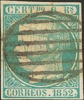 1º Y 2º Centenario. º16. 1852. 6 Reales Azul. MAGNIFICO. - Other & Unclassified