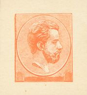 1º Y 2º Centenario. (*). 1872. Sin Valor, Naranja. PRUEBA DE PUNZON, De Un Diseño Aceptado Pero No Adoptado. MAGNIFICA Y - Altri & Non Classificati