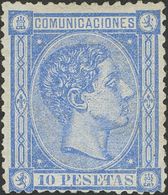 1º Y 2º Centenario. (*)171. 1875. 10 Pts Ultramar. MAGNIFICO. - Altri & Non Classificati