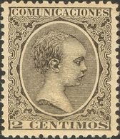 1º Y 2º Centenario. **214. 1889. 2 Cts Negro. Excelente Centraje. MAGNIFICO. - Andere & Zonder Classificatie