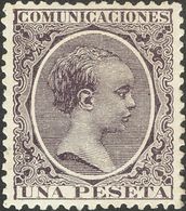 1º Y 2º Centenario. *226. 1889. 1 Pts Violeta. Color Y Centraje Excepcional. PIEZA DE LUJO. - Andere & Zonder Classificatie