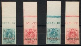 1º Y 2º Centenario. **292/96s. 1920. Serie Completa, Cuatro Valores, Borde De Hoja Con Leyenda. SIN DENTAR. MAGNIFICA. E - Andere & Zonder Classificatie