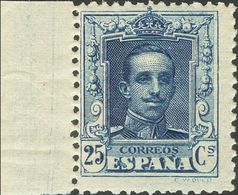 1º Y 2º Centenario. **NE24. 1924. 25 Cts Azul (Tipo II). NO EMITIDO. MAGNIFICO. Edifil 2020: 200 Euros - Andere & Zonder Classificatie