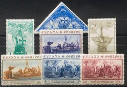 1º Y 2º Centenario. **531/45hcc. 1930. Serie Completa, Siete Valores. Variedad CAMBIOS DE COLOR. MAGNIFICA Y RARA. Edifi - Andere & Zonder Classificatie