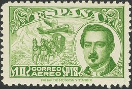 1º Y 2º Centenario. **990. 1945. 10 Pts Verde. MAGNIFICO. Edifil 2019: 40 Euros - Other & Unclassified