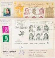 Pruebas De Lujo. Sobre 6P, 2754. 1989. Prueba De Lujo ESPAÑA 84 (Familia Real) Y Diversos Valores. Certificado De VITORI - Varietà E Curiosità