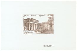 1º Y 2º Centenario, Pruebas. **8P. 1985. Prueba De Lujo. EXFILNA 85. MAGNIFICA. Edifil 2015: 90 Euros - Varietà E Curiosità