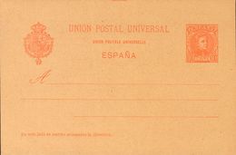 Entero Postal. (*)EP39. 1901. 10 Cts Naranja Sobre Tarjeta Entero Postal. MAGNIFICA. Edifil 2020: 235 Euros - Other & Unclassified