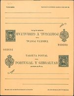 Entero Postal. **EP44. 1903. 5 Cts + 5 Cts Verde Azul Sobre Tarjeta Entero Postal De Ida Y Vuelta (sin Plegar). MAGNIFIC - Autres & Non Classés
