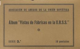 Guerra Civil, Tarjeta Postal Republicana. (*). 1938. Juego Completo De Diez Postales ASOCIACION DE AMIGOS DE LA UNION SO - Autres & Non Classés