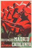 Guerra Civil, Tarjeta Postal Republicana. (*). (1937ca). Tarjeta Postal Ilustrada Del Comissariat De Propaganda De La Ge - Altri & Non Classificati