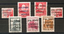 Emisiones Locales Patrióticas, Burgos. **74/80. 1937. Serie Completa. MAGNIFICA. Edifil 2017: 36 Euros - Altri & Non Classificati