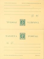 Cuba, Entero Postal. (*)EP31/38. 1898. Juego Completo De Tarjetas Entero Postales (incluyendo Las De Ida Y Vuelta). MAGN - Kuba (1874-1898)