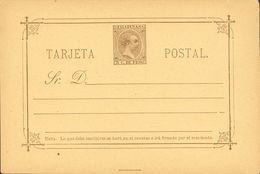 Filipinas, Entero Postal. (*)EP10/11. 1896. 2 Cts Azul Y 3 Cts Castaño Sobre Tarjetas Entero Postales. MAGNIFICAS. Edifi - Altri & Non Classificati