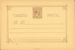 Filipinas, Entero Postal. (*)EP10/11. 1896. 2 Cts Azul Y 3 Cts Castaño Sobre Tarjetas Entero Postales. MAGNIFICAS. Edifi - Andere & Zonder Classificatie