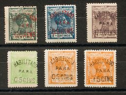 Guinea. */(*)58S/Y. 1908. Serie Completa. BONITA. Edifil 2018: 70,5 Euros - Altri & Non Classificati