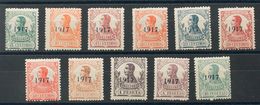 Guinea. *113/23hcc. 1917. Serie Completa. SOBRECARGA, En Azul-negro. MAGNIFICA. Edifil 2018: 387 Euros - Andere & Zonder Classificatie