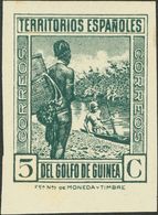 Guinea. **264cc. 1931. 5 Cts Gris Verdoso. CAMBIO DE COLOR Y SIN DENTAR. MAGNIFICO Y EXTRAORDINARIAMENTE RARO, NO RESEÑA - Altri & Non Classificati