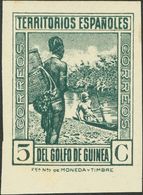 Guinea. **264cc. 1931. 5 Cts Gris Verdoso. CAMBIO DE COLOR Y SIN DENTAR. MAGNIFICO Y EXTRAORDINARIAMENTE RARO, NO RESEÑA - Sonstige & Ohne Zuordnung