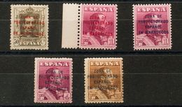 Marruecos. *NE6/10. 1923. Serie Completa (a Falta Del 25 Cts Rojo, Valor Clave). NO EMITIDA. MAGNIFICA Y RARA. Edifil 20 - Other & Unclassified