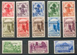 Marruecos. *105/17M. 1928. Serie Completa, Falta El Urgente. MUESTRA. MAGNIFICA. Edifil 2013: 186,4 Euros - Andere & Zonder Classificatie