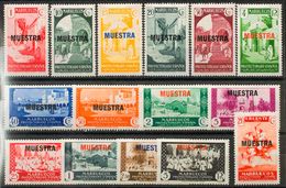 Marruecos. *133/47Ma. 1933. Serie Completa. MUESTRA, En Mayúsculas. MAGNIFICA. Edifil 2013: 540 Euros - Andere & Zonder Classificatie