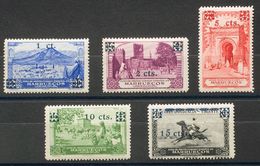 Marruecos. *162/66. 1936. Serie Completa. MAGNIFICA. Edifil 2018: 26,5 Euros - Other & Unclassified