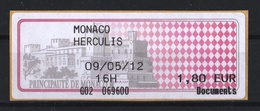 Monaco 2010 Et 2013 : Timbres Yvert & Tellier : Vignette De 2012 Oblitérée. - Used Stamps