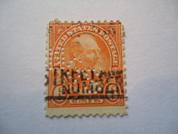 UNITED STATES USA  USED STAMPS  PERFINS 2 SCAN - Zähnungen (Perfins)