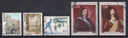 Monaco 1990 à 1991 : Timbres Yvert & Tellier N° 1708 - 1709 - 1773 - 1787 - 1788 - 1805 - 1806 - 1807 Et 1808 Oblitérés. - Gebruikt