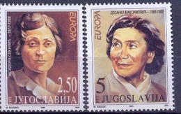 YU 1996-2777-8 EUROPA CEPT, YUGOSLAVIA, 2v, MNH - 1996