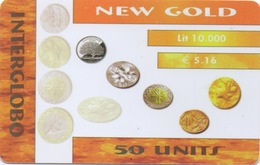 Italie : New Gold Interglobo 50 Unit : LIT 10000 €5.16 - Francobolli & Monete