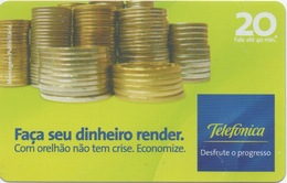 Brésil : Façade's Sue Dinheiro Render. Telefonica - Timbres & Monnaies