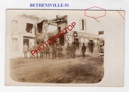 BETHENIVILLE-Comptoirs Francais-CARTE PHOTO Allemande-Guerre 14-18-1 WK-France-51- - Bétheniville