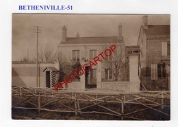 BETHENIVILLE-CARTE PHOTO Allemande-Guerre 14-18-1 WK-France-51-FELDPOST- - Bétheniville