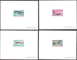 St Pierre & Miquelon 1969 - Animaux Marins - 4v  , Yvert#391/94 - 04 Epreuves De Luxe - Imperforates, Proofs & Errors
