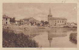 1915   Azannes - Occupation  Allemande "  Vue  Sur L Eglise " - Spincourt