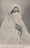 AK Scènes Types Femme Fille Mauresque Bédouine Arabe Arab Arabien Afrique Africa Afrika Vintage Tunisie Algerie Maroc ? - Afrique