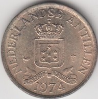 @Y@    Nederlandse Antillen  1  Cent  1974   ( 4588 ) - Nederlandse Antillen