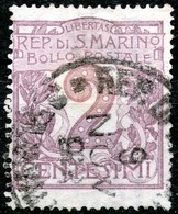 San Marino,1903,2 C.Y&T#34,Sassone 34,used,as Scan - Oblitérés