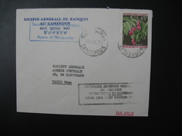 Lettre  Cameroun Thème Agriculture Prune 1973  Pour La Sté Générale France Bd Haussmann  Paris - Agriculture