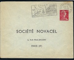 France - Thématique Marianne De Muller - 0,25 Rouge E1 - Crédit Novacel - Entier Postal - TB - TSC - Buste Postali E Su Commissione Privata TSC (ante 1995)