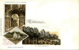 ESPAGNE - Carte Postale - Montserrat - 3 Vues Différentes - L 51266 - Andere & Zonder Classificatie
