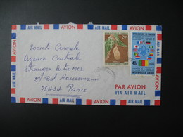 Lettre Cameroun Agriculture  Mangue 1973    Pour La Sté Générale France Bd Haussmann Paris - Agriculture