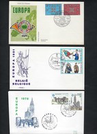 EUROPA 3 FDC Kaarten Van 1963 , 1978 En 1981 Alle In Goede Staat ; Zie Ook Scan ! Inzet Aan 5 € ! LOT 211 - Sin Clasificación