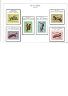 BULGARIE - SERIE ANIMAUX - N° 1176 A 1181 NEUF INFIME CHARNIERE -ANNEE 1963 - - Unused Stamps